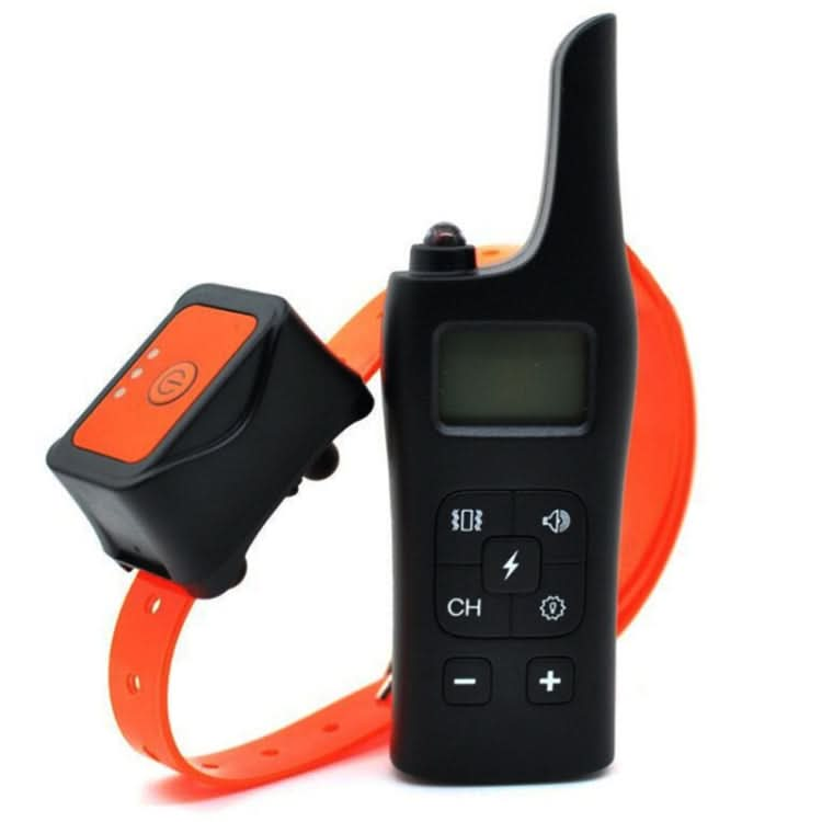 885-2 Rechargeable Training Dogs Stop Barkin Remote Control with 2 Collar Receivers, Support Electric Shock & Vibration & Light & Sound Mode, EU Plug.