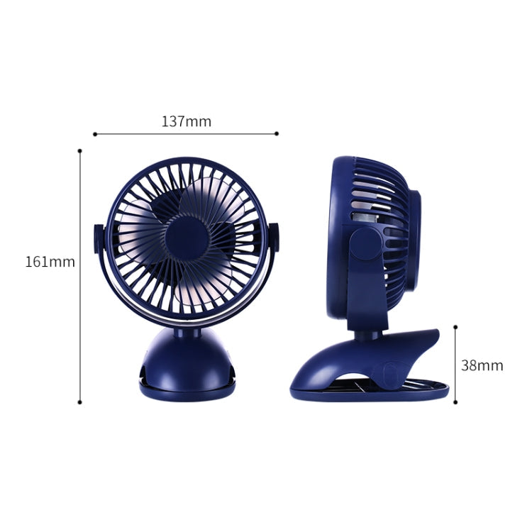 OCUBE D603 4W USB Charging Portable Desktop Fan Clip Fan,  with 4 Speed Control My Store