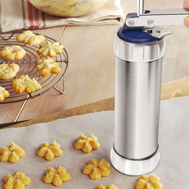 Multifunctional  Household Cookie Biscuit Machine Tool Mold Decorating Mounted DIY Baking with 20 Moulds & 4 Nozzles - Reluova