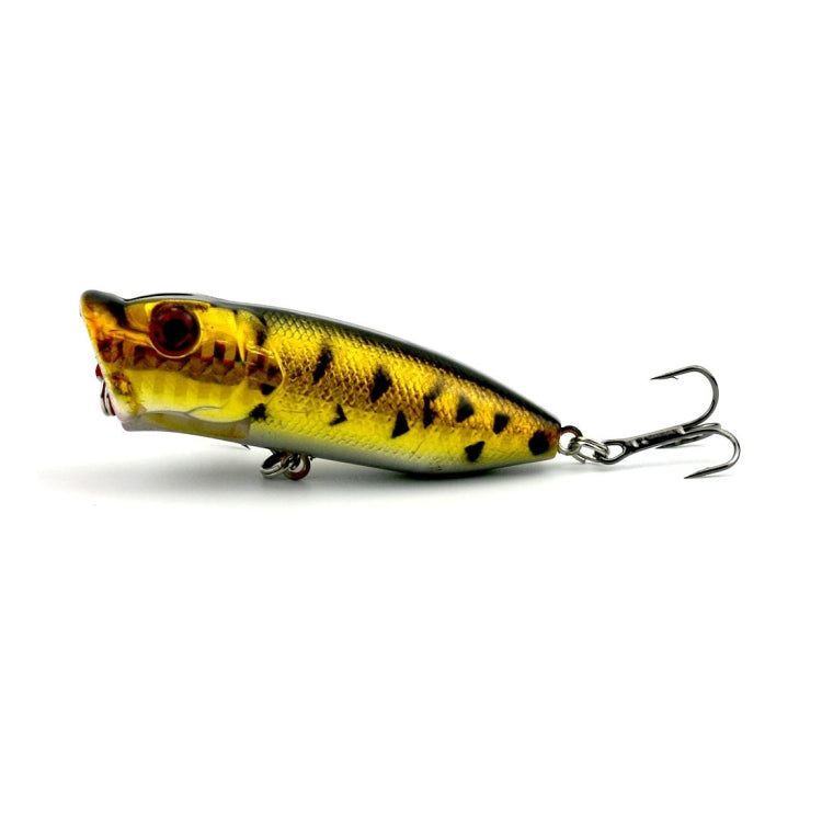 HENGJIA Artificial Popper Fishing Lures Environmentally Friendly Fishing Bait with Hooks, Length: 6.5 cm, Random Color Delivery