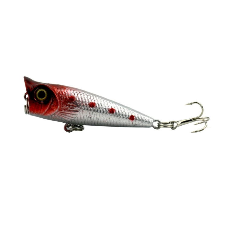 HENGJIA Artificial Fishing Lures Popper Bionic Fishing Bait with Hooks, Length: 5 cm, Random Color Delivery