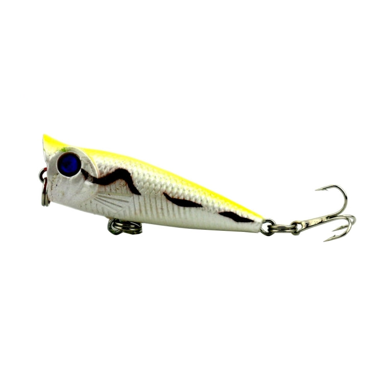 HENGJIA Artificial Fishing Lures Popper Bionic Fishing Bait with Hooks, Length: 5 cm, Random Color Delivery