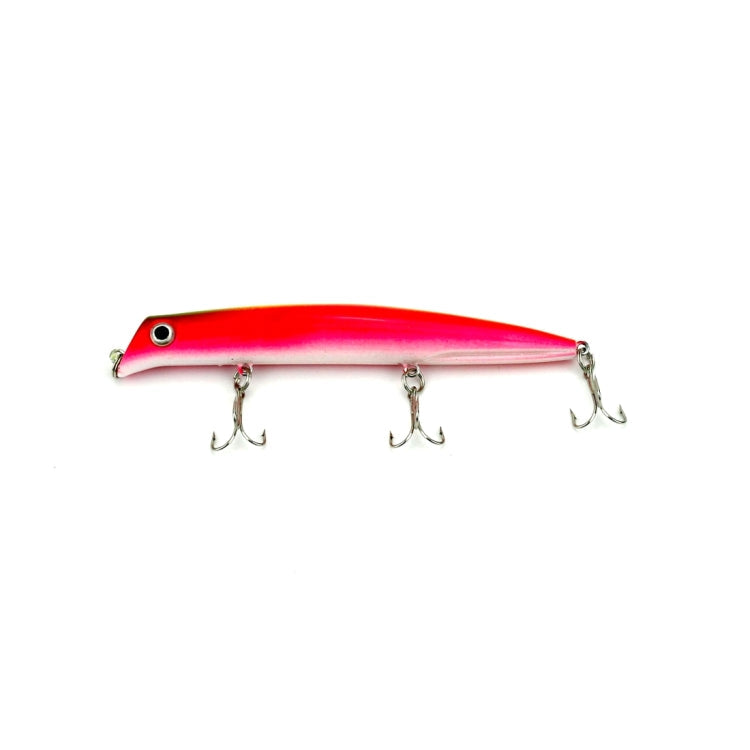 HENGJIA Artificial Fishing Lures Popper Bionic Fishing Bait with Hooks, Length: 12.6 cm, Random Color Delivery Reluova