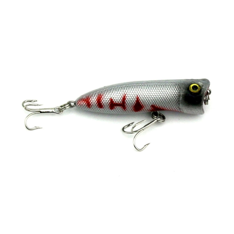 HENGJIA Artificial Popper Fishing Lures Environmentally Friendly Fishing Bait with Hooks, Length: 5.5 cm, Random Color Delivery