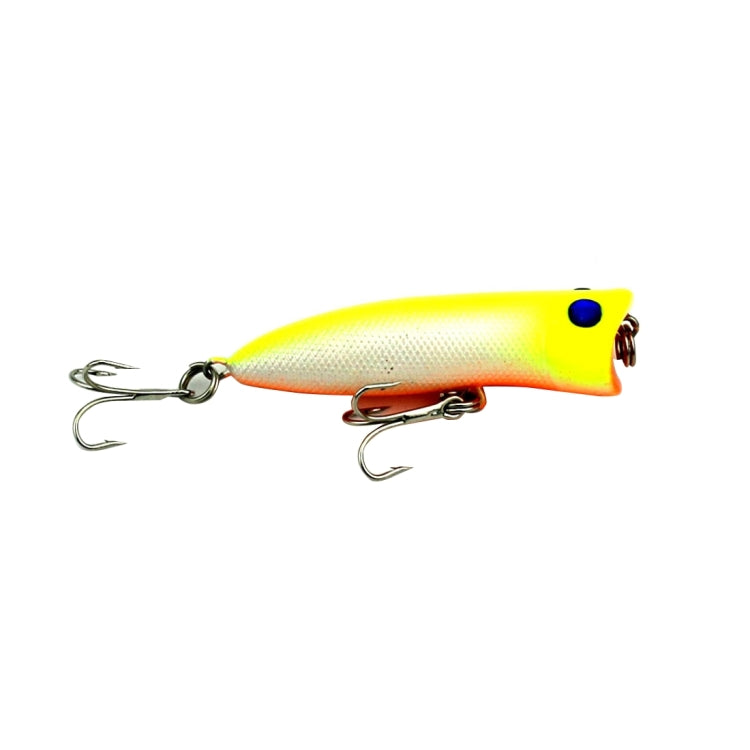 HENGJIA Artificial Popper Fishing Lures Environmentally Friendly Fishing Bait with Hooks, Length: 5.5 cm, Random Color Delivery