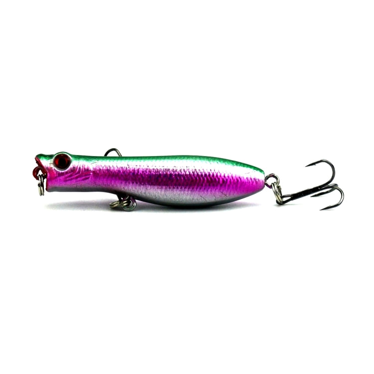 HENGJIA Artificial Fishing Lures Popper Bionic Fishing Bait with Hooks, Length: 6 cm, Random Color Delivery