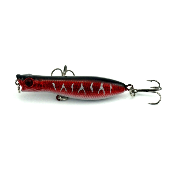 HENGJIA Artificial Fishing Lures Popper Bionic Fishing Bait with Hooks, Length: 6 cm, Random Color Delivery Reluova