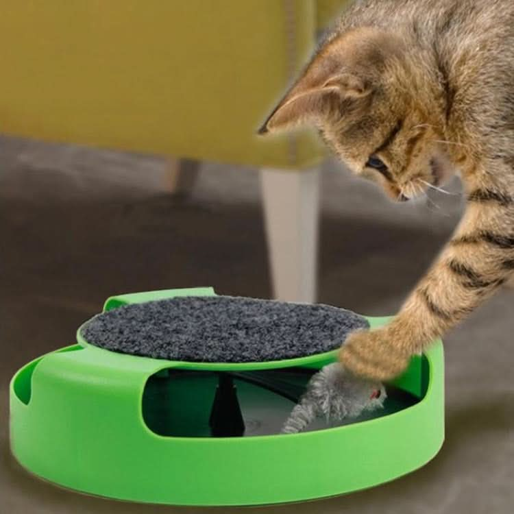 Pet Supplies Cat Plastic Catch the Mouse Interactive Turntable Pet Toys - Reluova