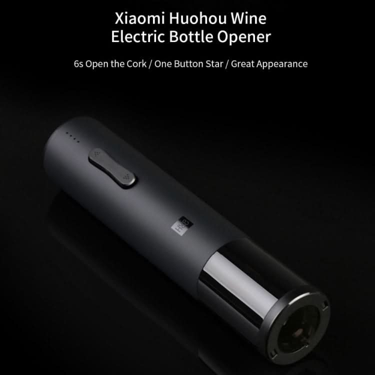 Original Xiaomi Youpin Huohou Automatic Wine Bottle Kit Electric Corkscrew With Foil Cutter - Reluova