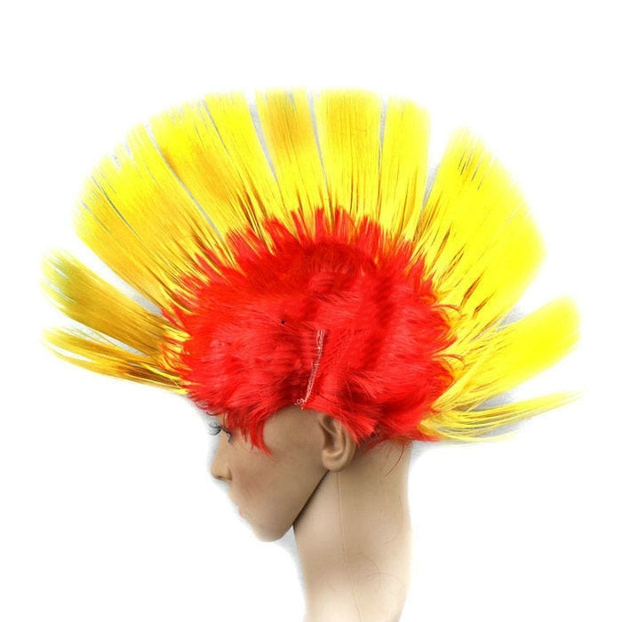 Funny Christmas Halloween Wig Masquerade Headdress Mohawk Hair Comb, Random Color Delivery