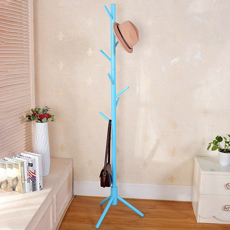 Creative Tree-shaped Solid Wood Floor Hatstand Clothes Hanging Rack,Size: 176x48x48cm