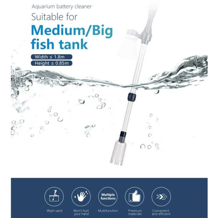 Electric Multi-functional Length Adjustable Fish Tank Cleaning Water Filter - Reluova