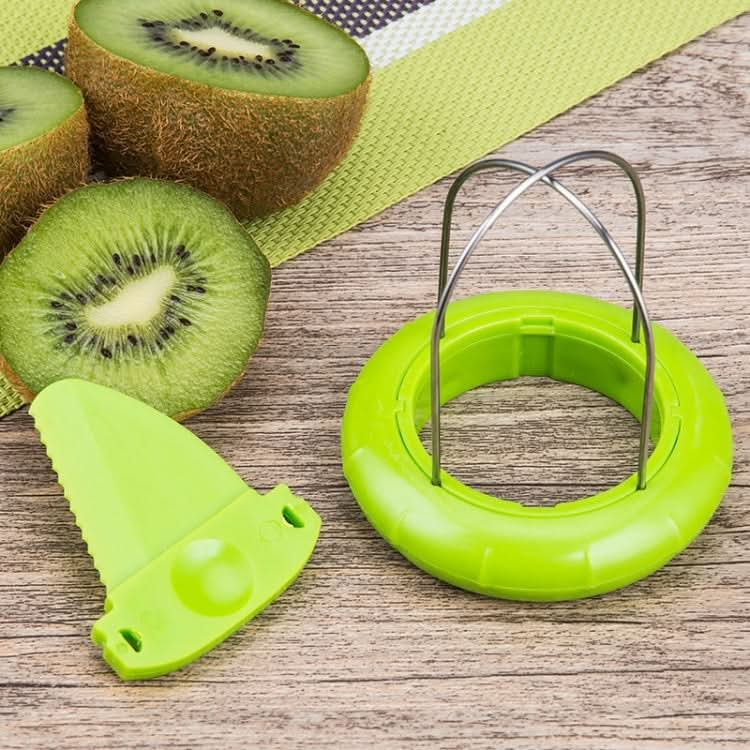 3 PCS Portable and Special ABS + Stainless Steel Kiwi Fruit Peeler, Random Color Delivery-Reluova