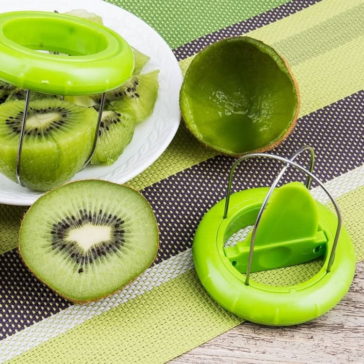 3 PCS Portable and Special ABS + Stainless Steel Kiwi Fruit Peeler, Random Color Delivery-Reluova