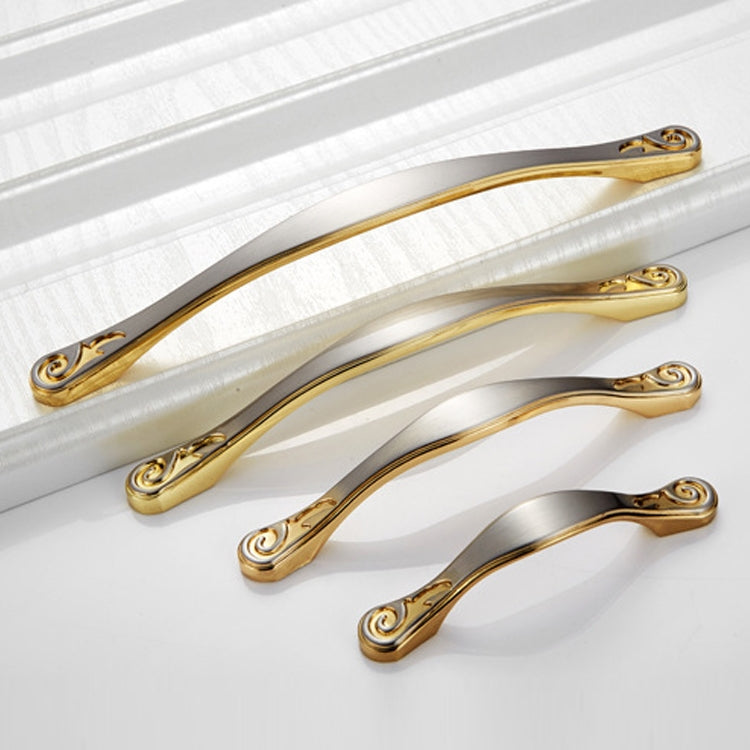 4041-128 Double Gold Zinc Alloy Cabinet Handle Pitch: 128mm My Store