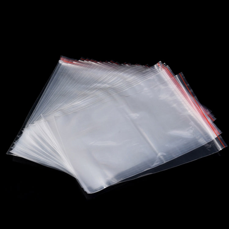 100pcs/pack  PE Self Sealing Clear Zip Lock Packaging Bag,15cm x 20cm, Custom Printing and Size are welcome