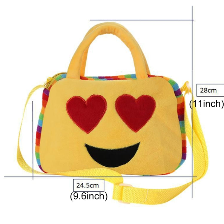 Portable Lovely Faces Square Shape Plush Doll Backpack, Kindergarten Children Shoulder Bag Reluova