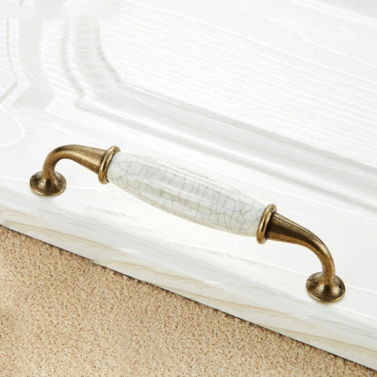 5025_128 Ceramic Crack Closet Cabinet Handle Pitch: 128mm My Store