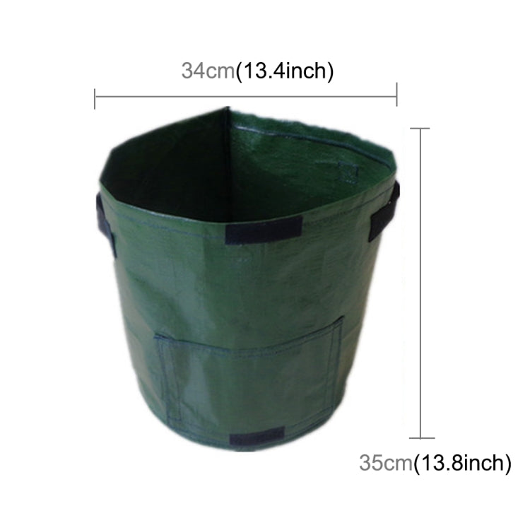 2 PCS 7 Gallons Potato Planting PE Bags Woven Fabric Bags Cultivation Garden Pots Vegetable Planting Bags Grow Bags Farm Garden Supplies