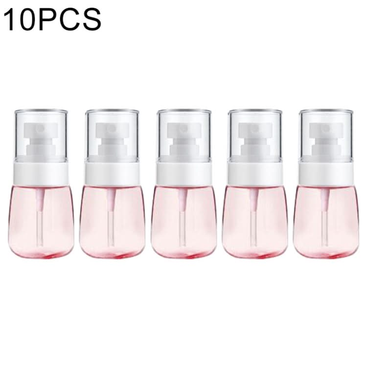 10 PCS Portable Refillable Plastic Fine Mist Perfume Spray Bottle Transparent Empty Spray Sprayer Bottle, 30ml - Reluova 