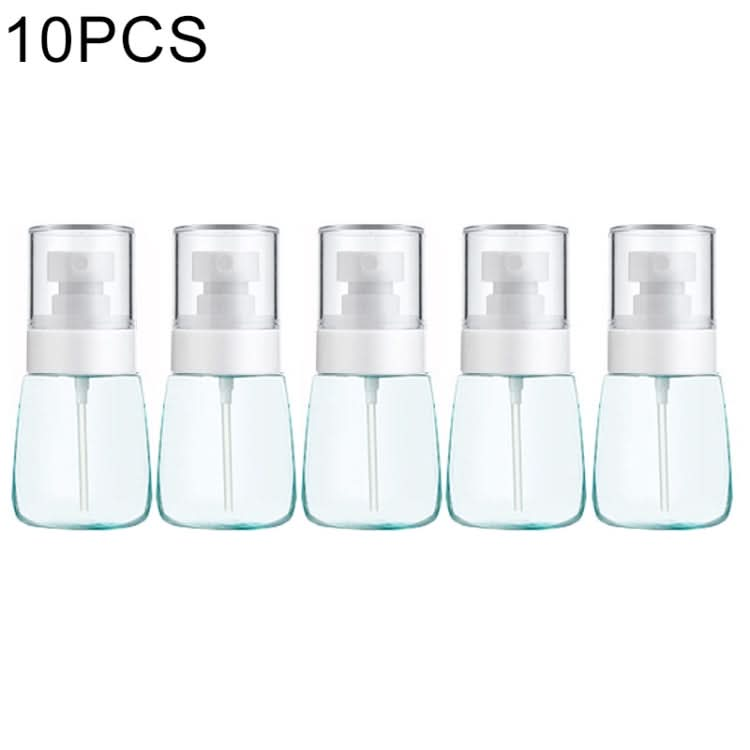 10 PCS Portable Refillable Plastic Fine Mist Perfume Spray Bottle Transparent Empty Spray Sprayer Bottle, 30ml - Reluova 