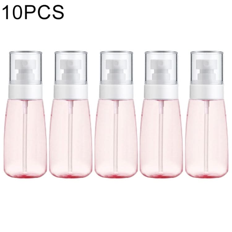 10 PCS Portable Refillable Plastic Fine Mist Perfume Spray Bottle Transparent Empty Spray Sprayer Bottle, 60ml - Reluova 