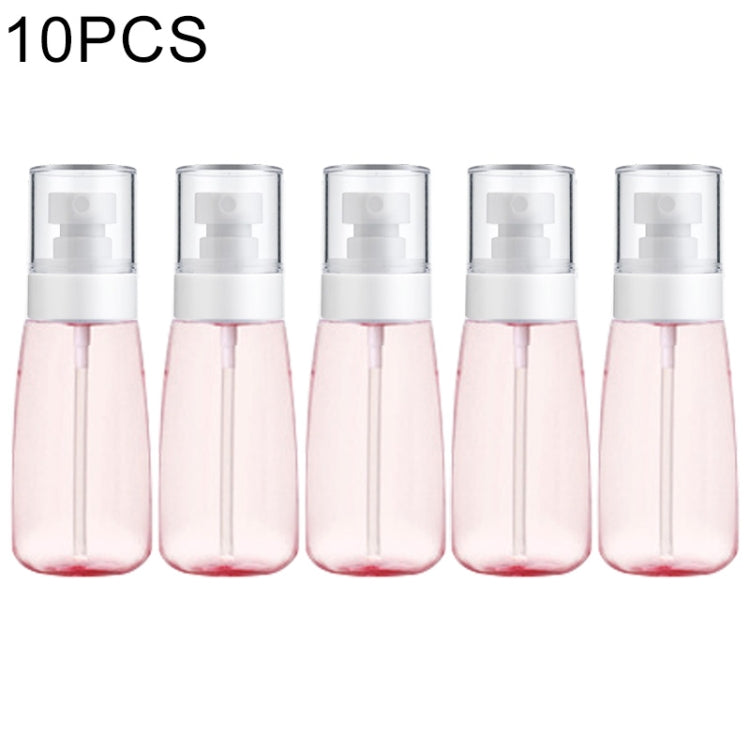 10 PCS Portable Refillable Plastic Fine Mist Perfume Spray Bottle Transparent Empty Spray Sprayer Bottle, 60ml