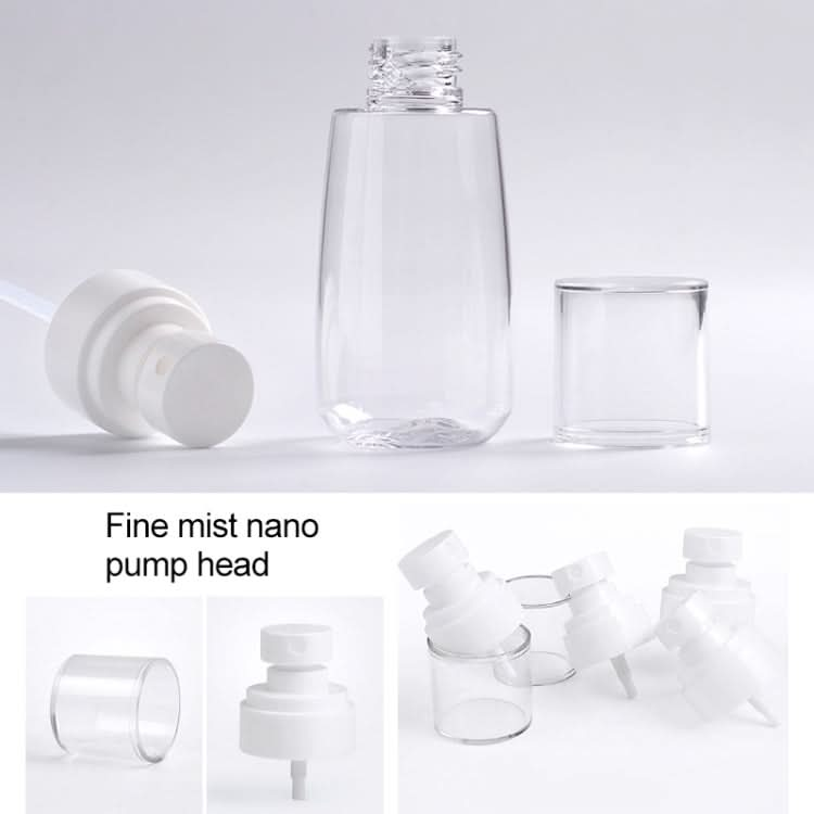 10 PCS Portable Refillable Plastic Fine Mist Perfume Spray Bottle Transparent Empty Spray Sprayer Bottle, 60ml - Reluova 