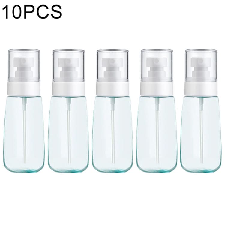 10 PCS Portable Refillable Plastic Fine Mist Perfume Spray Bottle Transparent Empty Spray Sprayer Bottle, 60ml - Reluova 