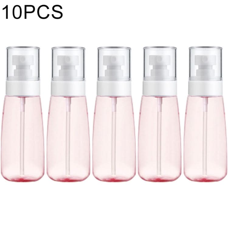 10 PCS Portable Refillable Plastic Fine Mist Perfume Spray Bottle Transparent Empty Spray Sprayer Bottle, 100ml - Reluova 