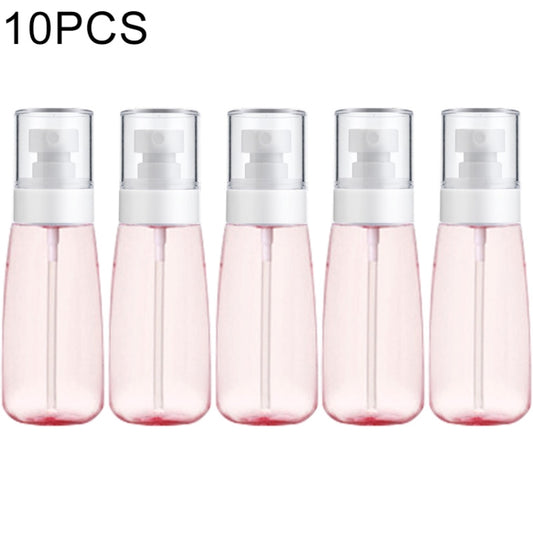 10 PCS Portable Refillable Plastic Fine Mist Perfume Spray Bottle Transparent Empty Spray Sprayer Bottle, 100ml