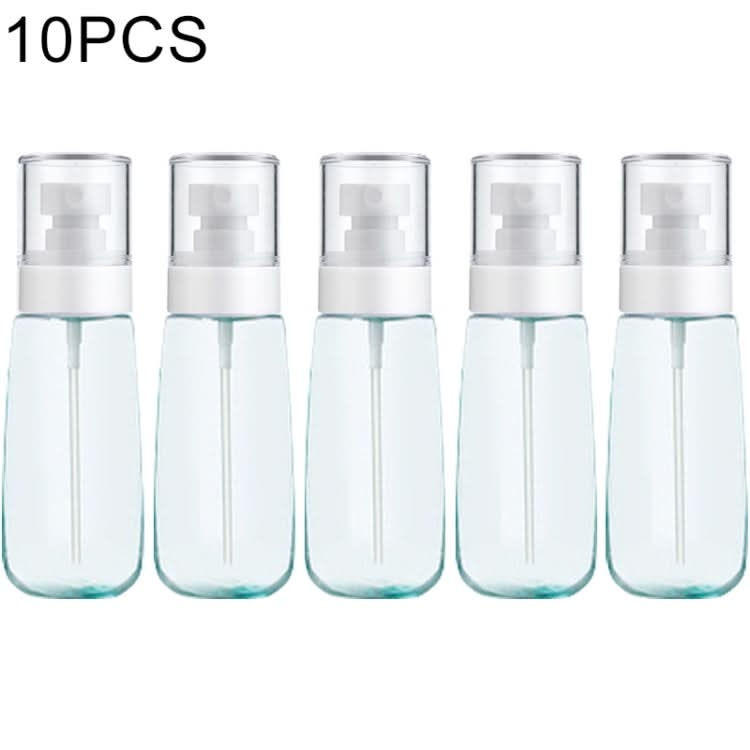 10 PCS Portable Refillable Plastic Fine Mist Perfume Spray Bottle Transparent Empty Spray Sprayer Bottle, 100ml - Reluova 