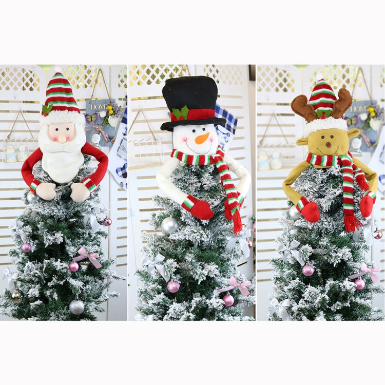 CX20206 Santa Claus Pattern Christmas Tree Pendant Decoration, Size: S