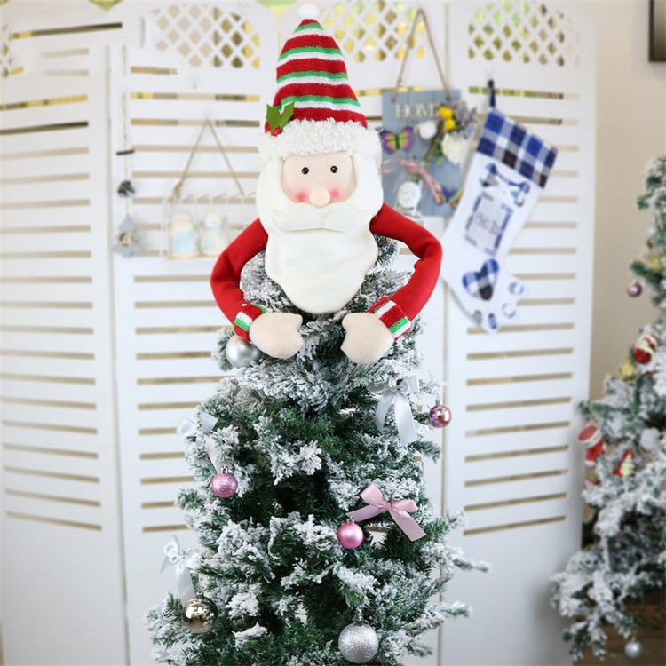 CX20208 Santa Claus Pattern Christmas Tree Pendant Decoration, Size: L