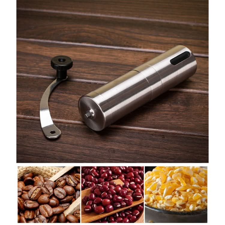 Portable Conical Burr Mill Manual Stainless Steel Hand Crank Coffee Bean Grinder, Capacity: 40g - Reluova