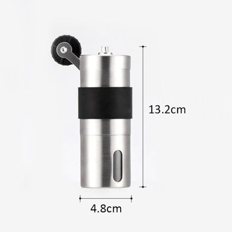 Portable Conical Burr Mill Manual Stainless Steel Hand Crank Coffee Bean Grinder, Capacity: 30g - Reluova