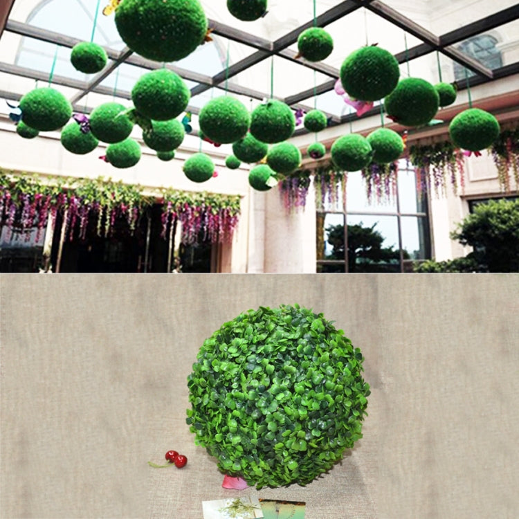 Artificial Aglaia Odorata Plant Ball Topiary Wedding Event Home Outdoor Decoration Hanging Ornament, Diameter: 4.7 inch My Store