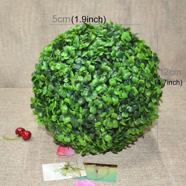 Artificial Aglaia Odorata Plant Ball Topiary Wedding Event Home Outdoor Decoration Hanging Ornament, Diameter: 4.7 inch My Store