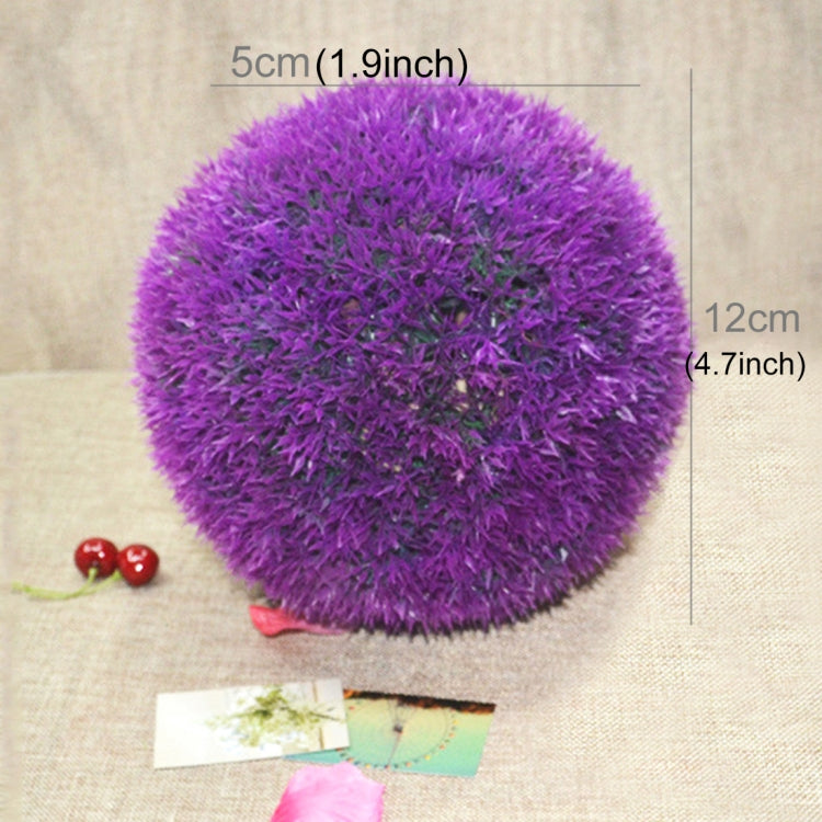 Artificial Grass Plant Ball Topiary Wedding Event Home Outdoor Decoration Hanging Ornament, Diameter: 4.7 inch My Store