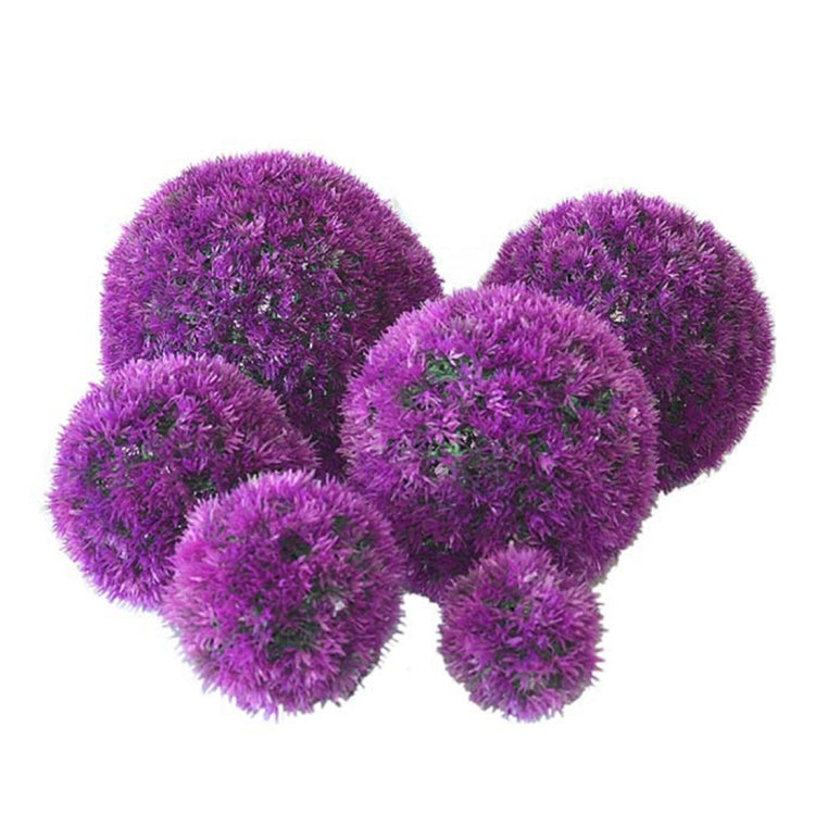 Artificial Grass Plant Ball Topiary Wedding Event Home Outdoor Decoration Hanging Ornament, Diameter: 4.7 inch My Store