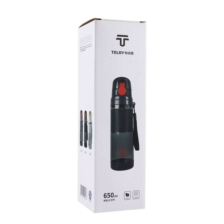 Teloy TNY-9601 650ML Portable Snap Cap Space Cup Bottle, Applicative Water Temperature: ﹣20 ~ 120 Celsius Degrees - Reluova