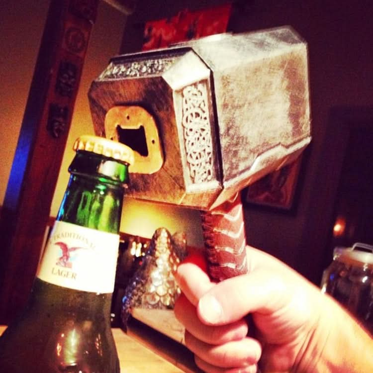 Hammer Shape Creative Magnetic Beer Wine Bottle Opener - Reluova