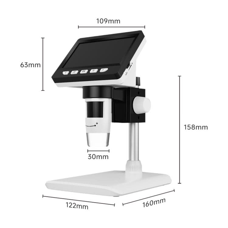 50X-1000X 1080P Portable Electronic Digital Desktop Microscope with LED Light My Store