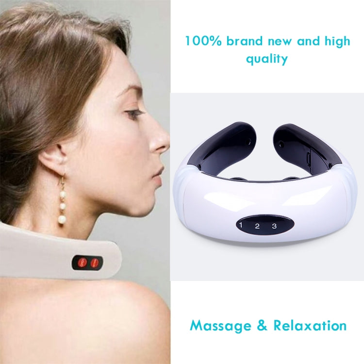 Household Electric Pulse Shock Neck Massager Intelligent Body Massager, Plug-in