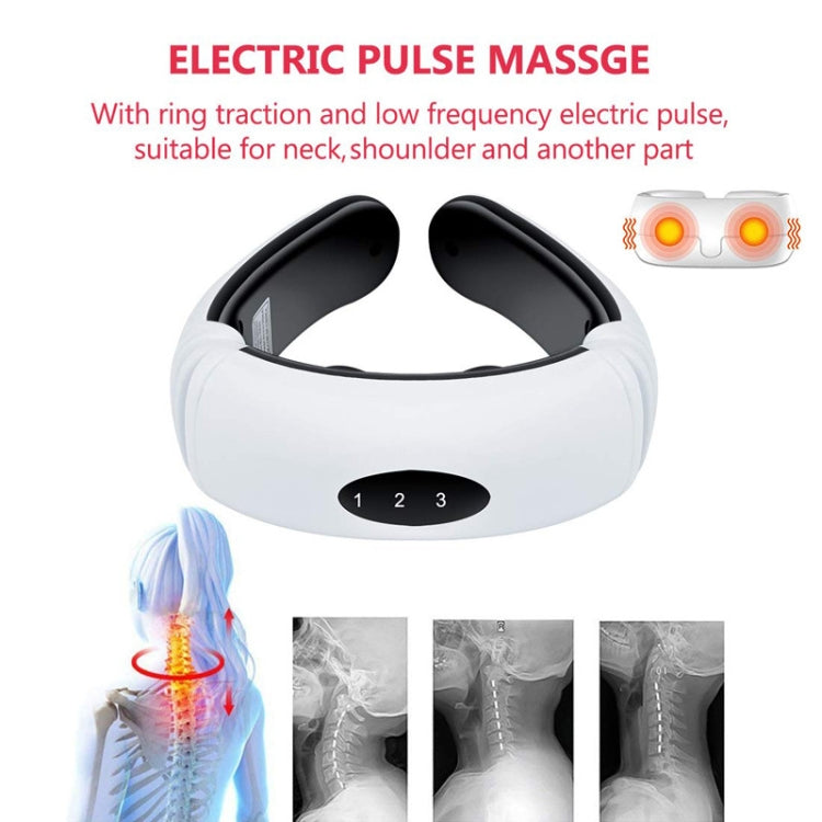 Household Electric Pulse Shock Neck Massager Intelligent Body Massager, Plug-in Reluova