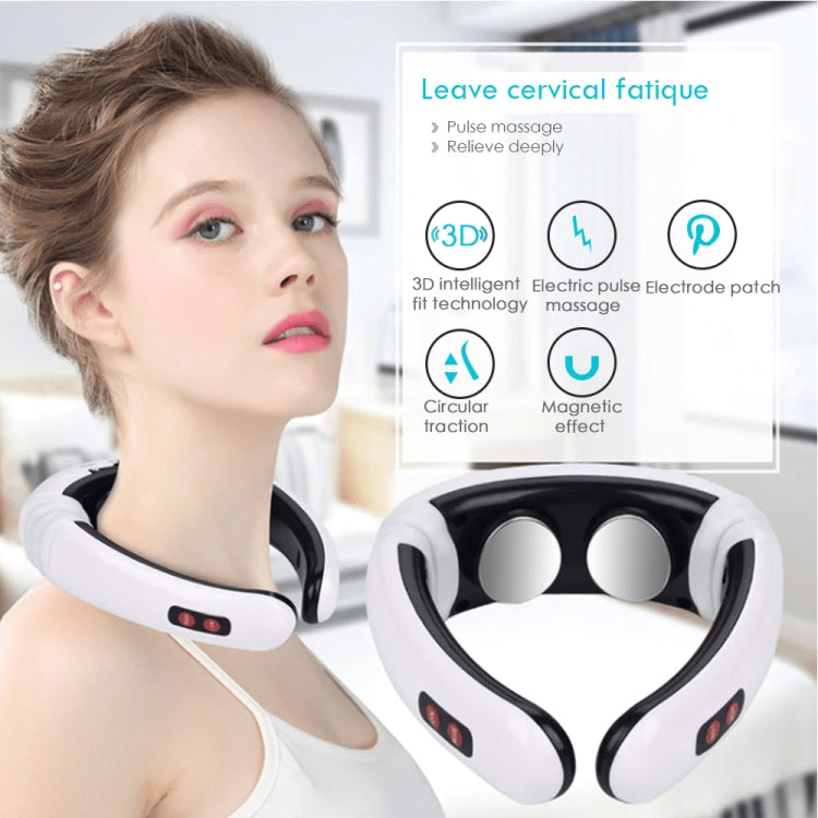 Household Electric Pulse Shock Neck Massager Intelligent Body Massager, Plug-in Reluova