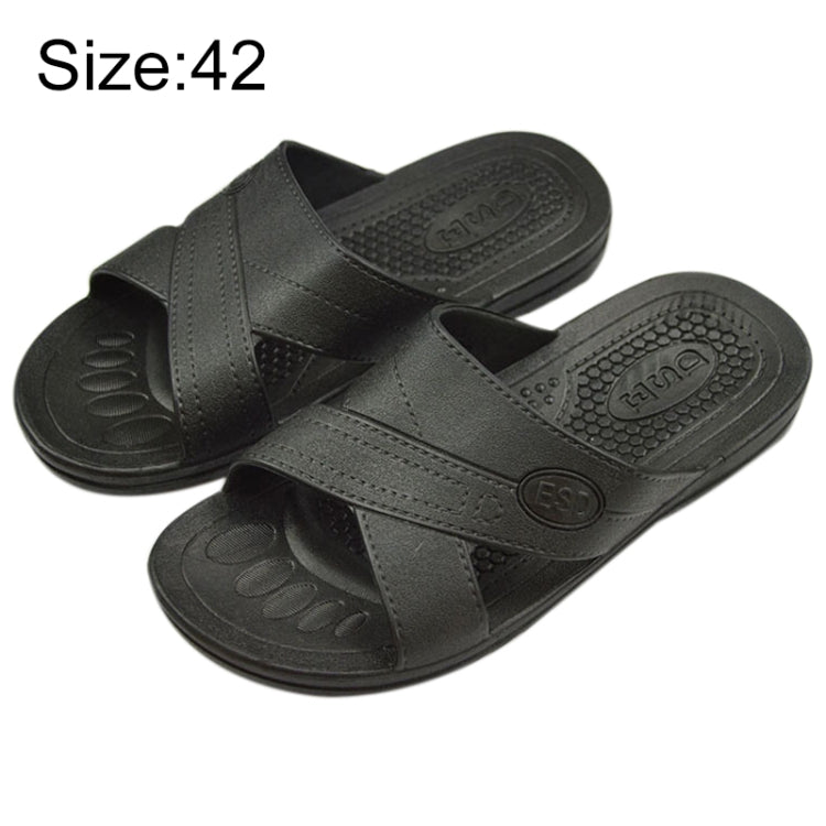 Anti-static Non-slip X-shaped Slippers, Size: 42