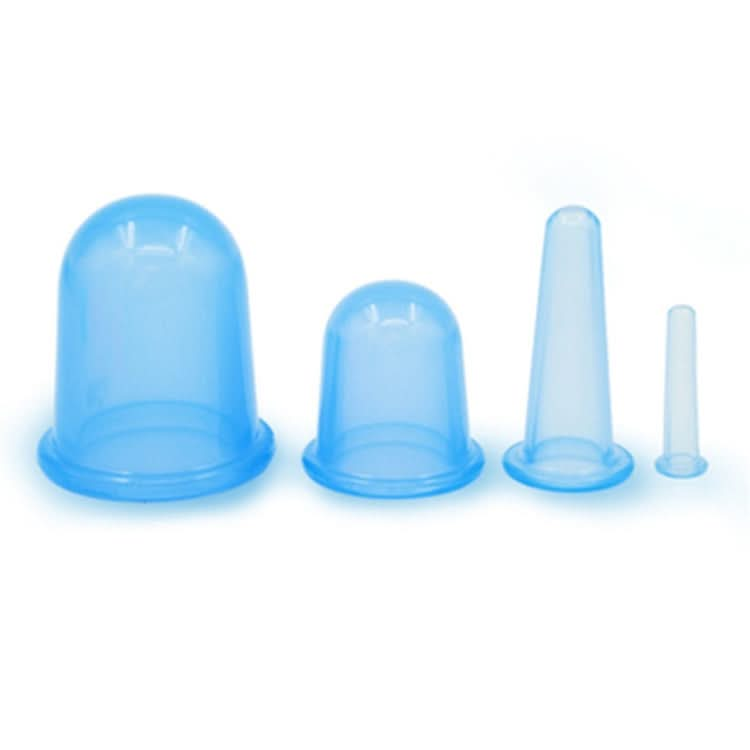 4 in 1 Health Care Body Massage Vacuum Silicone Cupping Cups,Random Color Delivery-Reluova