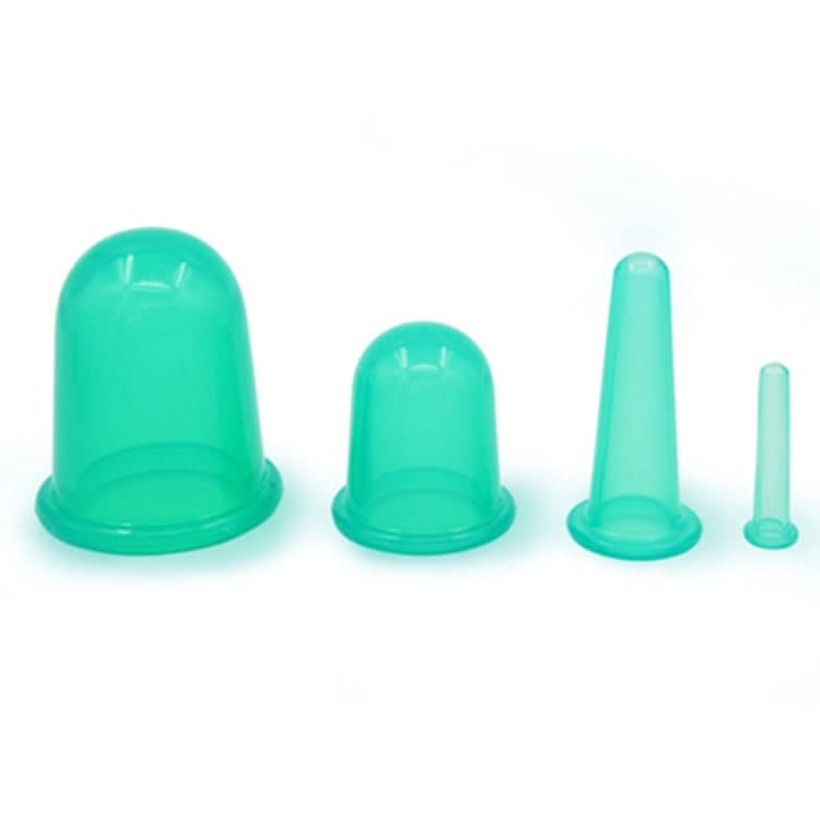 4 in 1 Health Care Body Massage Vacuum Silicone Cupping Cups,Random Color Delivery-Reluova