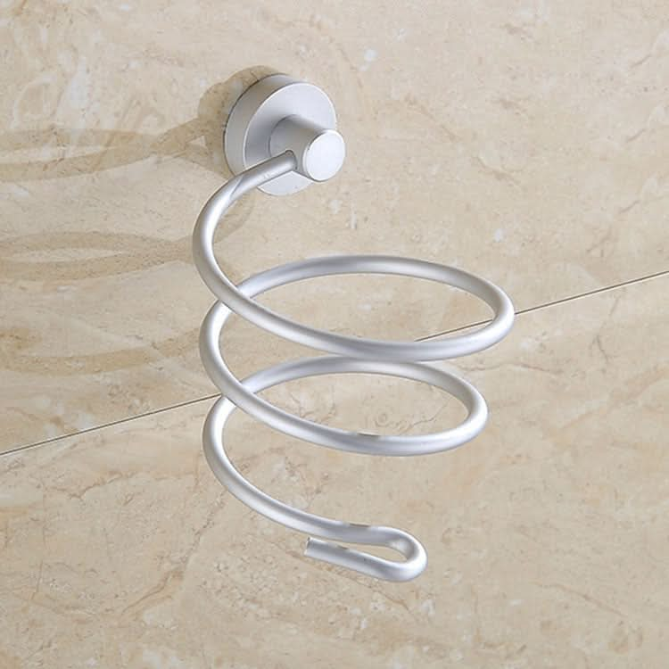 Hair Dryer Holder Wall Mount Hanging Rack Organizer Hook Spiral Bathroom Bracket Reluova